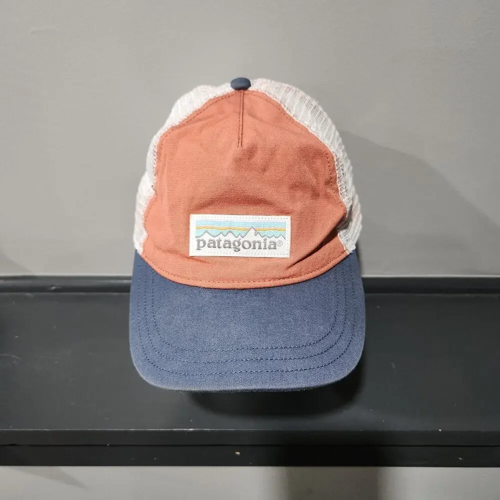 Patagonia Logo Patch Mesh Adjustable Snapback Trucker Hat‎ Cap OSFA